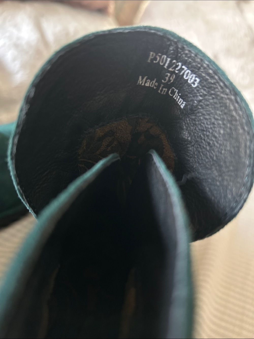 Fly London Forrest Green Suede Ankle Wedge Booties - Picture 5 of 7